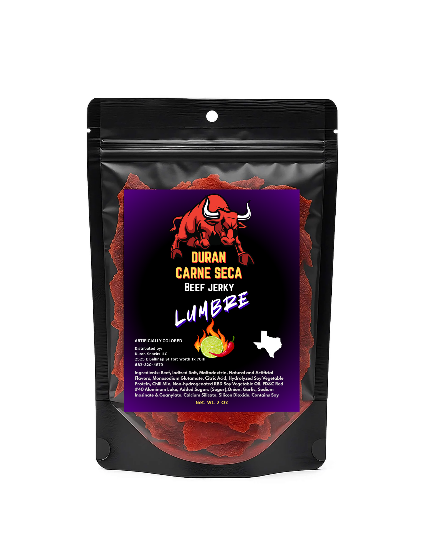 Carne Seca Lumbre (spicy) 2.0 OZ